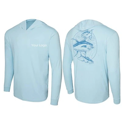 Tonijn Trifecta vissersshirt met capuchon