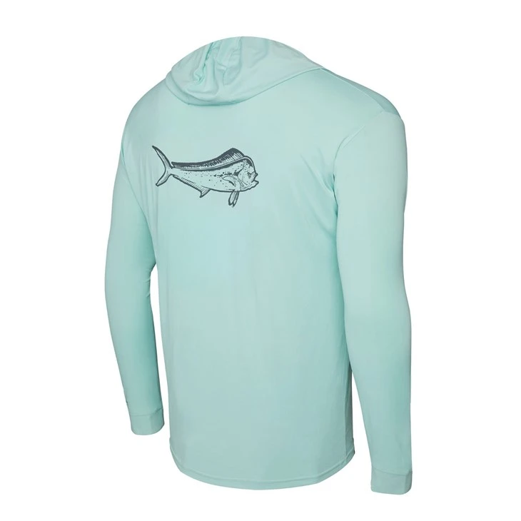 Whos UR Mahi Hooded Fishing Shirt